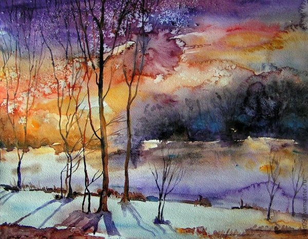 Илья Горгоц акварели