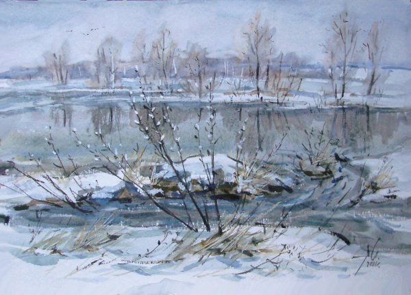 Грабарь подснежники