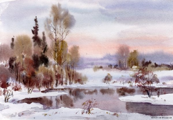 Галина Ставицкая акварель