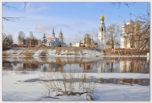 Кремль Вологда Вологодская область Весна