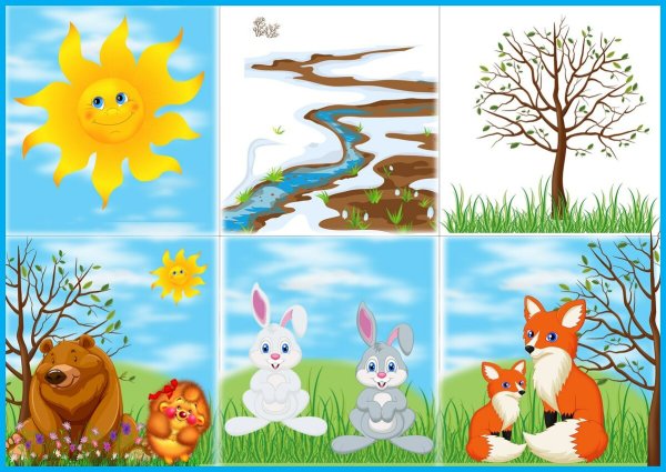 Приметы весны для дошкольников