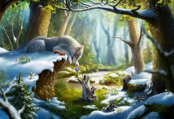 Растительный мир весной