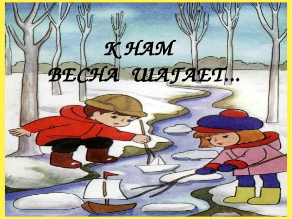 Природные явления весны