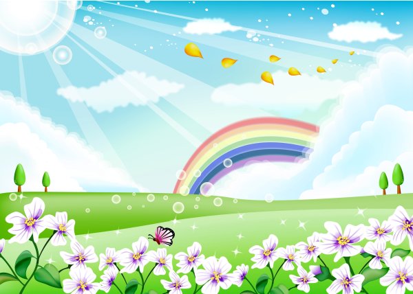 Фон детский сад