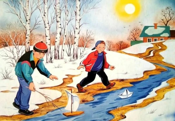 Весна для детей в детском саду