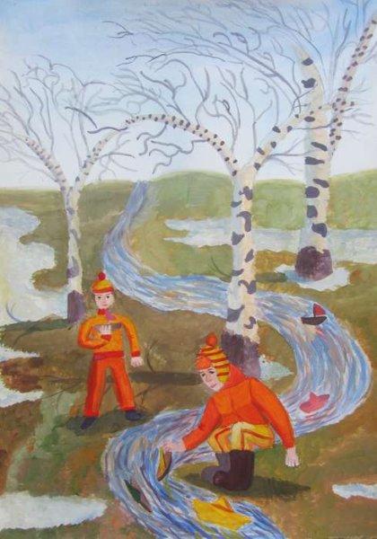 Рисунки на весеннюю тематику