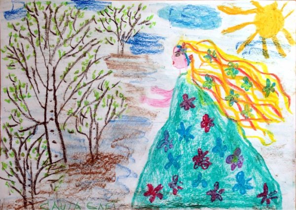 Рисунок Весна идет