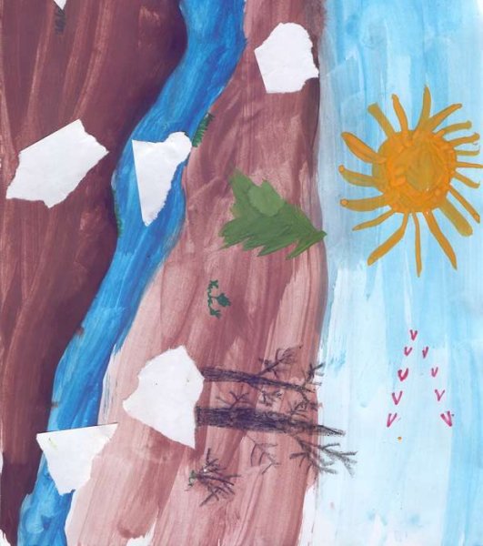 Как нарисовать весну