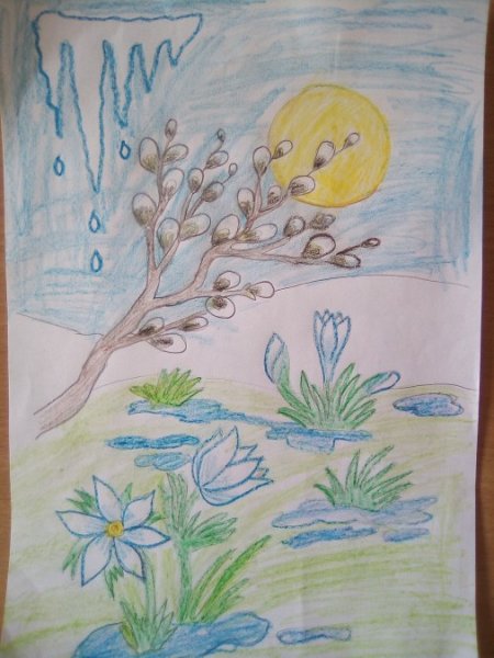 Конкурс весенних рисунков