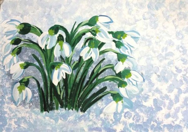 Рисование «Весна идет!»(