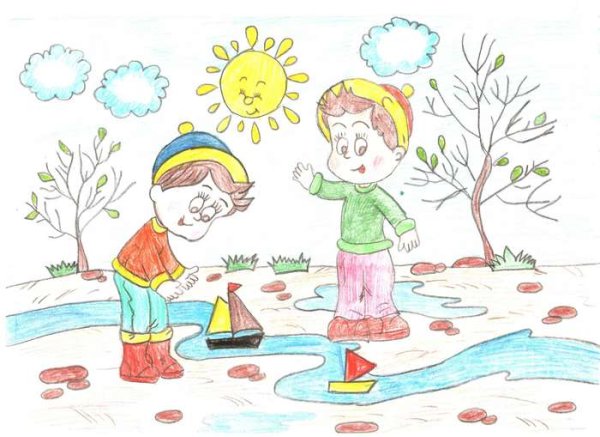 Идёт красавица Весна