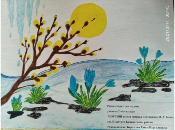 Весна пришла весне дорогу