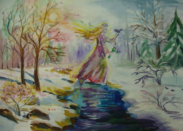 Рисование Весна