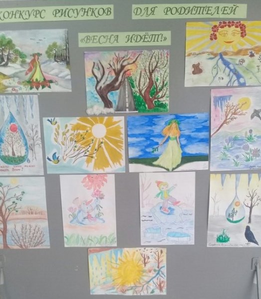 Рисунок на весеннюю тему