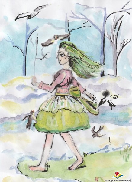 Стихотворение Токмаковой к нам Весна шагает