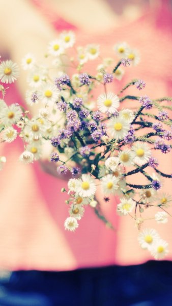 Букет в руках