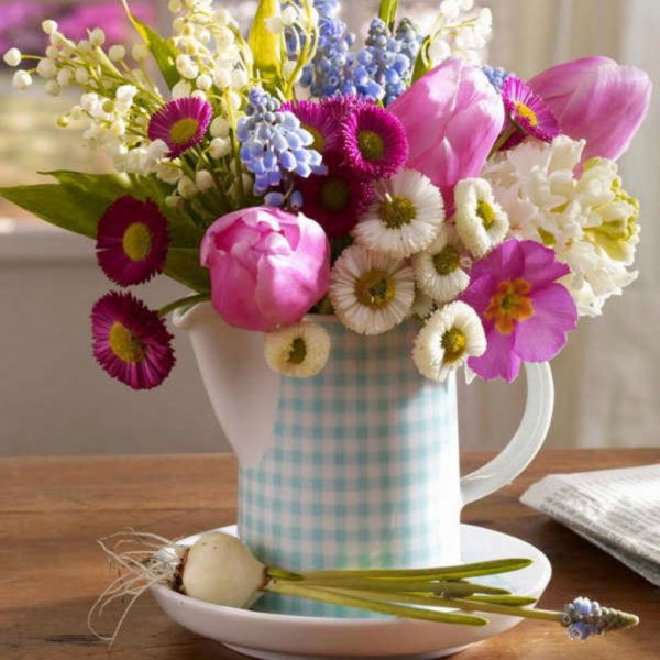 Доброе утро с весенними цветами