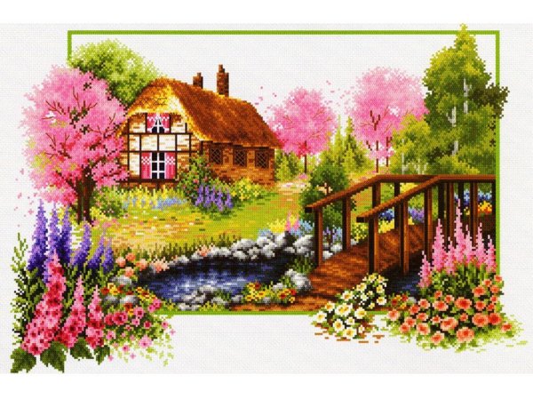 Весенняя деревенька John Sloane.