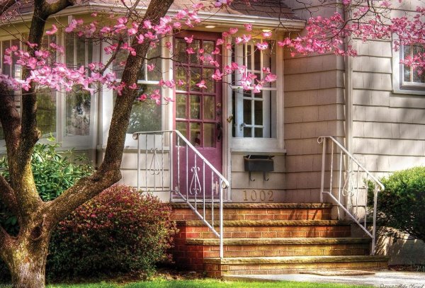 Весна в деревне