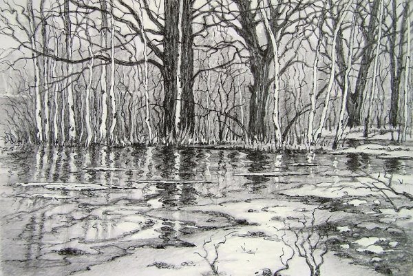 Пейзаж в графике