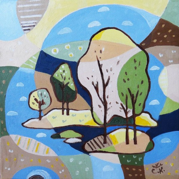 Живопись цветы и птицы