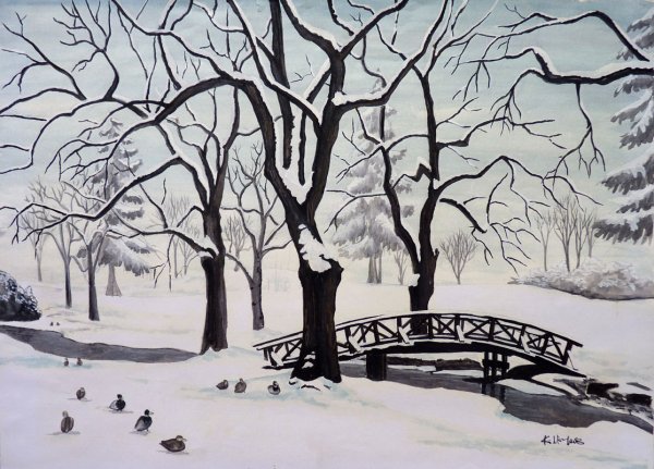 Весна карандашом