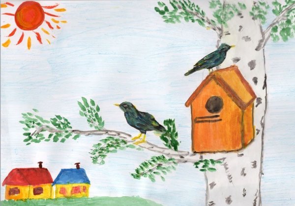 Грачи первые вестники весны