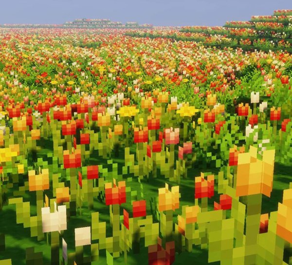 Цветы майнкрафт