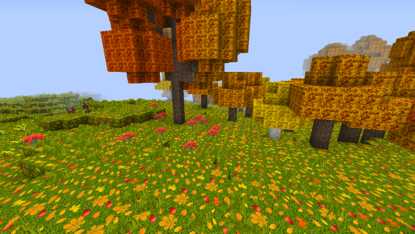 Осень в МАЙНКРАФТЕ