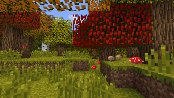 Осень в МАЙНКРАФТЕ