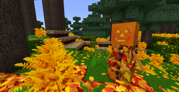Осень в МАЙНКРАФТЕ