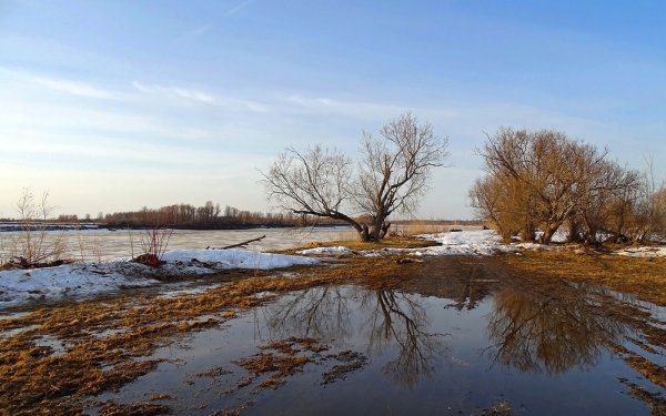 Весна река