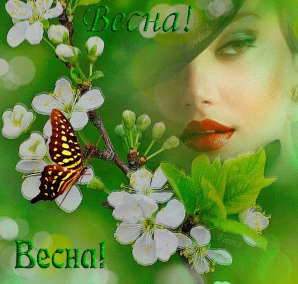 Живые открытки Весна