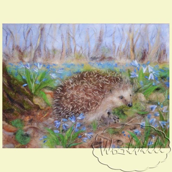 Ежик весной