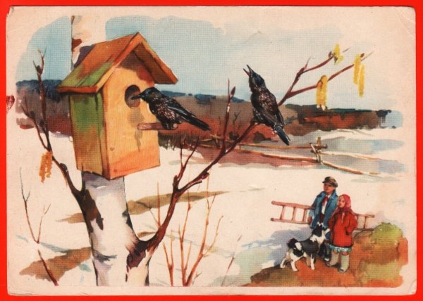 Весна птицы прилетели