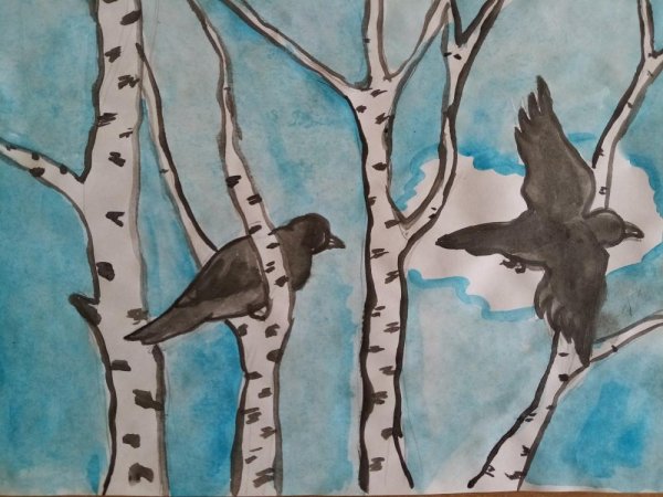 Рисунок на тему Весна