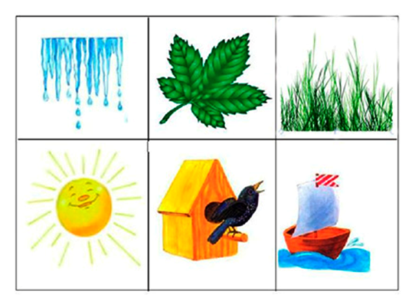 Мнемотехника Весна для дошкольников