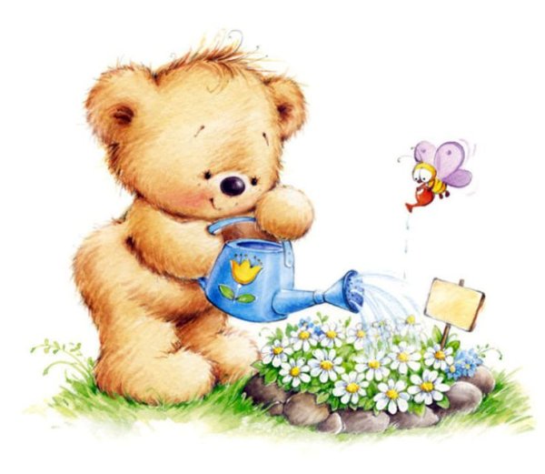 Картинки Марины Федотовой мишки