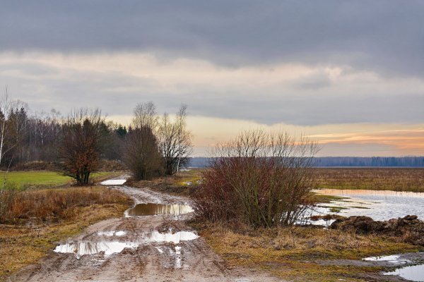 Деревня зимой