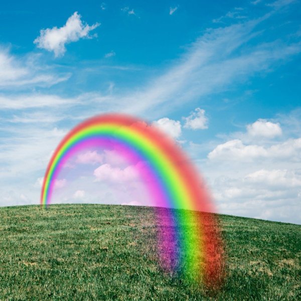 Радуга солнце дети