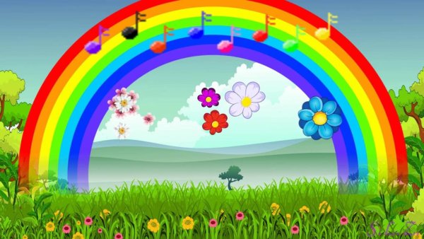 Радуга и солнце