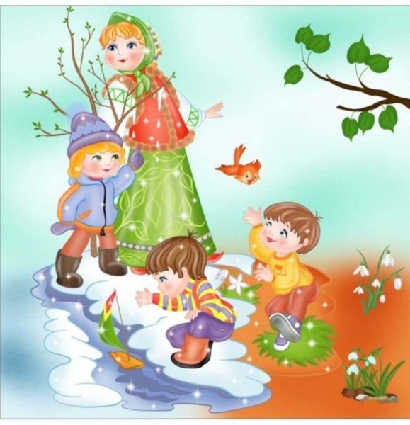Весна для детей в детском саду