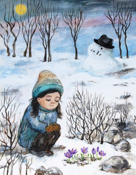 Нино Чакветадзе - художница. Зима