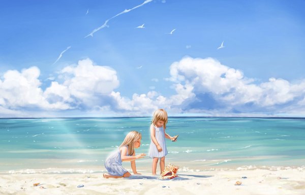 Рисунок лето для детей