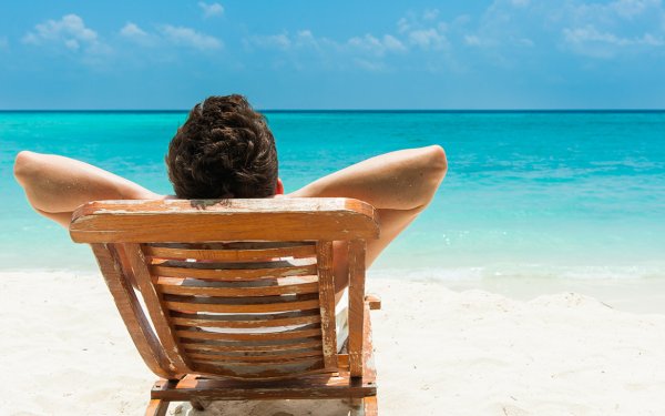 Женщина океан