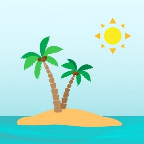 Пальма мультяшная