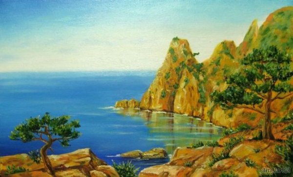 Горы море пейзажи с детьми