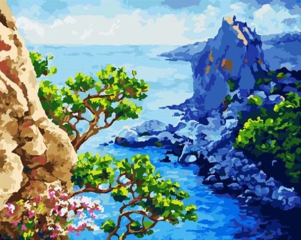 Рисование по номерам море