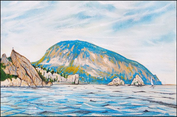 Аю-Даг медведь-гора рисунки