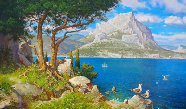 Иван Вельц Крымский пейзаж